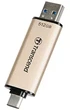 Флеш накопитель USB 256Gb Transcend JetFlash 930C, Gold/Black, Type-C / USB 3.2 Gen 1 (TS256GJF930C) - изображение 1