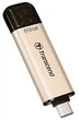 Флеш накопитель USB 256Gb Transcend JetFlash 930C, Gold/Black, Type-C / USB 3.2 Gen 1 (TS256GJF930C) - изображение 2