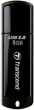 Флеш накопитель USB 8Gb Transcend JetFlash 350, Black, USB 2.0 (TS8GJF350) - изображение 2