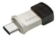 Флеш накопитель USB 128Gb Transcend JetFlash 890, Black/Silver, Type-C / USB 3.1 Gen 1(TS128GJF890S) - изображение 1