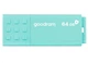 Флеш накопичувач USB 64Gb Goodram UME3 "Care", Teal, USB 3.2 Gen 1 (UME3-0640CRR11) - зображення 2