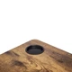 Компьютерный стол приставной OfficePro ODM366B, Dark Wood/Black - изображение 7