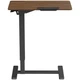 Компьютерный стол приставной OfficePro ODM320DW, Dark Wood/Black - изображение 1
