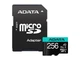 Карта пам'яті microSD 256Gb ADATA Premier Pro 256Gb Class 10 V30S A2 + SD адаптер (AUSDX256GUI3V30SA2-RA1) - зображення 2