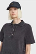 Жіноче темно-сіре поло Overdyed G-Star RAW XS D26086,D966 - зображення 4