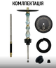 Шахта для кальяна Sunpipe Hookah Odin Epoxy Royal Milkyway 45см с эпоксидной накладкой - изображение 2