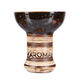 Чаша для кальяна Aroma Zulu Glaze Black фаннел черная глазурированая глина - изображение 1