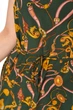 Сукня жіноча з візерунками зеленого кольору батал Fashion розмір 46-48 (214805) - зображення 4