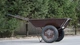 Тачка садово-будівельна двоколісна GardenJoys Коричнева з коритом 1мм 390кг - зображення 1