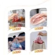 Антибактериальные пакеты для хранения продуктов MIAOJIE, перфорированные пакеты для кухни и холодильника, с ионами серебра, очень большой размер, 200 штук. - изображение 3