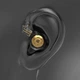 Навушники KZ EDX PRO Black. Внутрішньоканальні Ігрові Із Прозорим Корпусом. In-Ear Monitor навушники для Hi-Fi звуку високої роздільної здатності (No Micro) - зображення 7