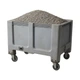 Контейнер Europlast CT/HE сплошной на 4-х колесах 1200x800x790мм - изображение 3