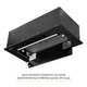 Вытяжка полновстраиваемая WEILOR LUMINA WBG 65 BLACK MATTE - изображение 9