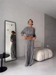 Жіночий костюм AVOCADO (кофта+штани) Milirud 44 Сірий (652-2-ONESIZE) - зображення 2