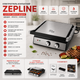 Електрогриль контактний Zepline , 3500 Вт - зображення 5