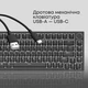 Клавиатура Ajazz AK820 Red Switch USB-C UA Black (AK820-R-B) - изображение 2