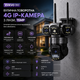 Уличная поворотная IP-камера 4G EVKVO Pro (3 объектива, 15 Мп) - изображение 2