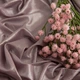 Тканина сітка стрейч з напиленням IDEIA 100 г/м2 155 см декоративна еластична сітка для одягу та декору лілово сірий м.п. - зображення 5
