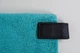 Рушник для фітнесу з бавовни з кишенею на блискавці 40x85 см бірюзовий - зображення 5