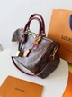Сумка жіноча Louis Vuitton Speedy 30 Луї Вітон коричнева (102) - зображення 2