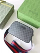 Сумка месенджер чоловіча через плече Gucci Supreme сіра (100) - изображение 1