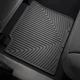 Килимки у салон Toyota Venza 2008-, задні, чорні, Weathertech W129 - зображення 2