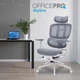 Крісло офісне OfficePro Skyline OC750-W-DG-DG - зображення 8