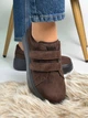 Кросовки Замшевые Коричневые на Липучках 40 размер на 25,5см (Код 696.40) - изображение 5