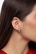 Сережки кільця FAMO SER-13650 Сріблястий * (SER-13650) - зображення 1