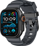 Ремінець  Yaxo Rugged Evo Sport для Apple Watch 44/45/46/49 mm Lava Black (YAWRESSP03B) - зображення 1
