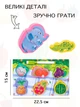 Развивающая настольная игрушка деревянный пазл 2 в 1 для детей VMHouse игра Монтессори с маркерной доской для рисования пазлы Фрукты сортер для девочки и мальчика зеленый с красным (0022-0003) - изображение 5