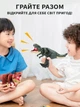 Игрушка динозавр T-REX интерактивный для детей VMHouse т-рекс детская для мальчика и девочки интерактивная с движением с эффектами и звуком зеленый (0088-0001) - изображение 7