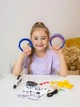 Набор 3д ручка для детей для рисования и творчества + стержни для 3d pen ручки 59 метров PLA пластика мини 3D принтер детский для мальчика голубой (0206-0022) - изображение 9