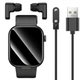 Смарт часы Hoco DYD05 2в1 с TWS гарнитурой и функцией звонка, BT, IP67, 300mAh, black - изображение 4