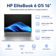 Ноутбук HP EliteBook 6 G1i 16" WUXGA IPS Core Ultra 7-255H 16Gb SSD 512Gb Arc Graphics Silver (AV3Z2AV_V18) - изображение 2