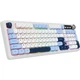 Клавіатура бездротова Ajazz AF98 Plus Glacier Blue мембранна 98 клавіш RGB White/Blue (AF98-PLUS-GB) - зображення 3