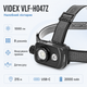 Ліхтар налобний VIDEX VLF-H047Z час роботи до 58 годин 1000Lm 5000K IP65 Чорний - зображення 2