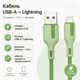 Кабель Choetech USB-A Lightning 1 м 2.4A для передачі даних Green (XAL-0003-GN-V2) - зображення 2