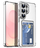 Противоударный прозрачный чехол с карманом для карт Samsung Galaxy S24 Ultra (SM-S928B) - зображення 1