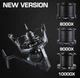 Катушка карповая Mifine Carp Sensitive 8000F 8+1BB - изображение 4