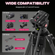 Штатив Ulanzi MT-81 Tripod (80-155cm) Black (T080GBB1) - изображение 5