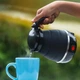 Силиконовый электрочайник складной 600 мл дорожный Hoffmans Electronics HM-2546 Быстрозакипающий чайник Черный - изображение 2