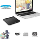 Внешний DVD-CD привод Cocopa External DVD/CD Drive BT638 Портативный DVD-CD привод чтения и записи дисков - изображение 3