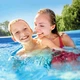 Бассейн надувной Max Intex 28120-10в1 синий круглый из ПВХ на 3853 л с подстилкой насосом фильтром 2006 л/ч картриджами альгениксом хлором в таблетках тентом сачком и щеткой 305 х 76 см (9-163-28120-10 Max) - изображение 5