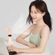 Ручной портативный вентилятор Led Digital Display Fan аккумуляторный USB с LED дисплеем, складной с подставкой, розовый - изображение 5