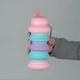 Силіконова пляшка для води Kite K26-1271-2, 600 мл, рожева - зображення 6