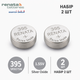 Батарейка Renata 395 (SR927SW) 2 ШТУКИ, серебряно-оксидная, 1.55V, для часов, Швейцария - изображение 1
