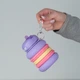 Силиконовая бутылка для воды Kite K26-1271-3, 600 мл, фиолетовая - изображение 7