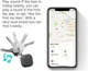 Bluetooth-трекер Nutale Findthing Air Key Finder, 4 шт, iOS, черный, для ключей и сумок - изображение 3