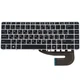 Клавіатура для ноутбука HP (EliteBook: 840 G3) rus сріблястий frame без джойстика - зображення 1